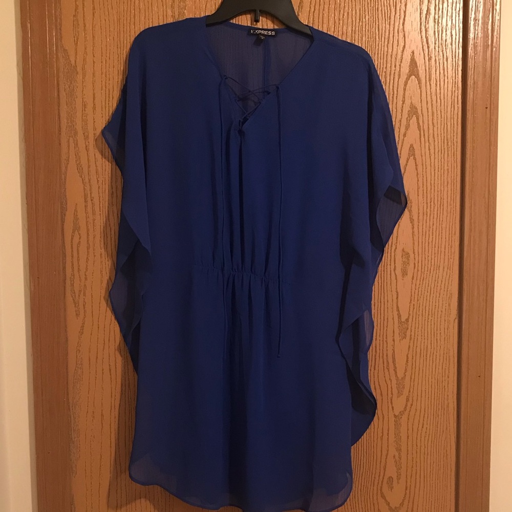 🔥Express Sheer Dress 👗 🔥 - Picture 5 of 7
